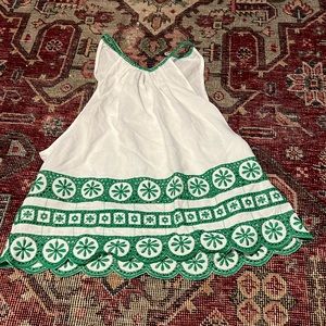 Zara embroidered halter top